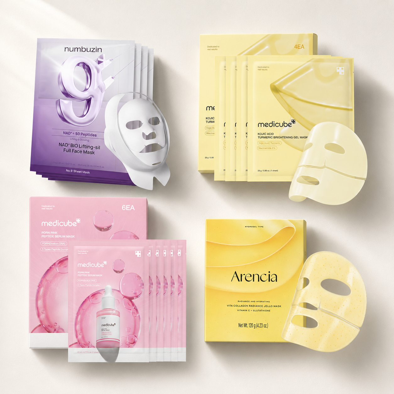 Coffret Masques Ciblés – Éclat et fermeté